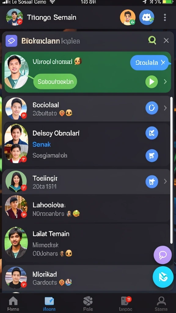 Aksi seru dalam misi multiplayer yang menantang.