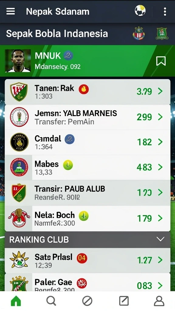 Tampilan interaktif yang menarik dalam permainan.