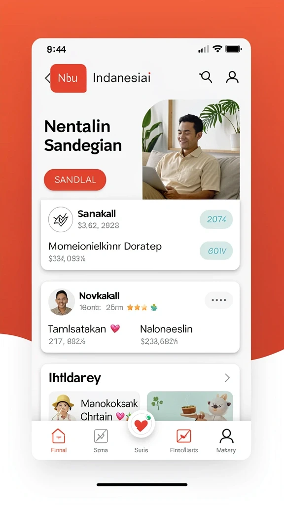 Varian permainan menarik di dalam aplikasi.