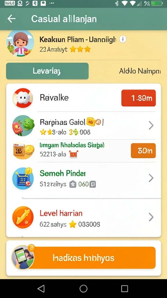 Kompetisi seru di mode multiplayer yang adiktif.