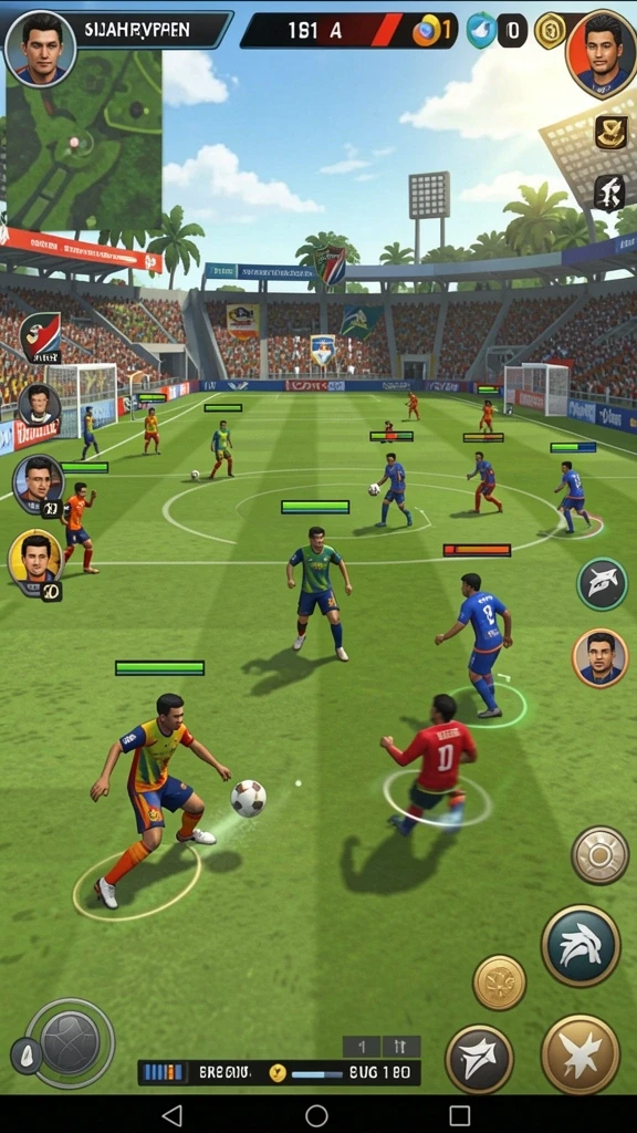 Leaderboards yang memperlihatkan peringkat pemain.