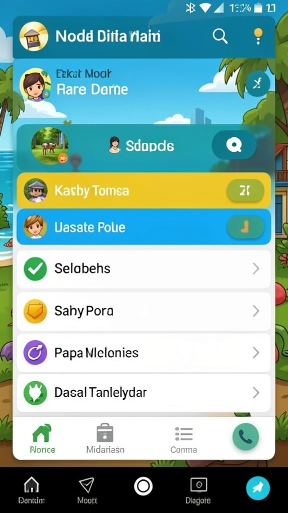Berbagai pilihan avatar yang dapat disesuaikan dengan gaya Anda.