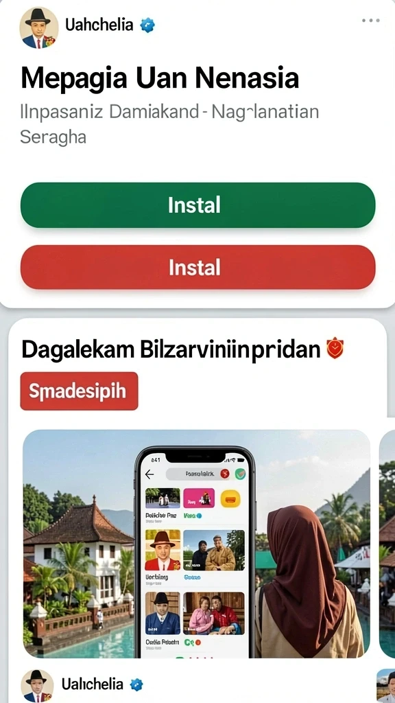 Pilihan stiker yang beragam dan lucu.