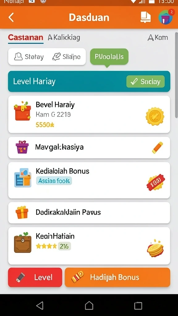 Tampilan antarmuka yang menarik dan mudah digunakan.