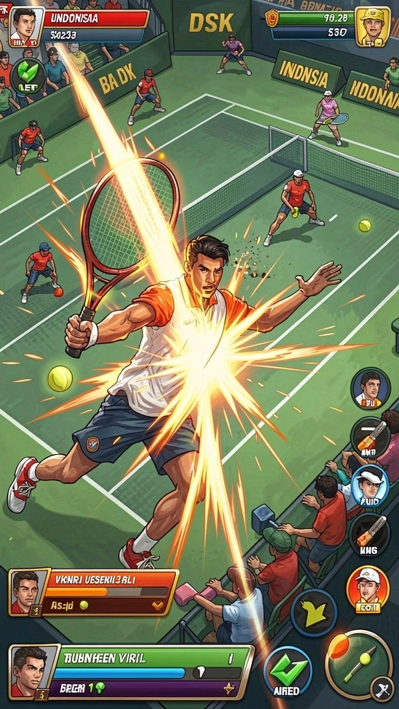 Ini adalah gambar saat pemain berhasil mencapai level baru.