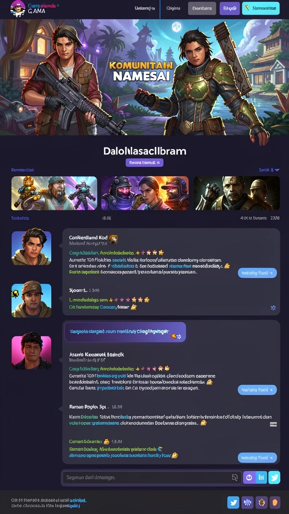 Tampilan awal DEWIHOKI yang menarik dan modern.