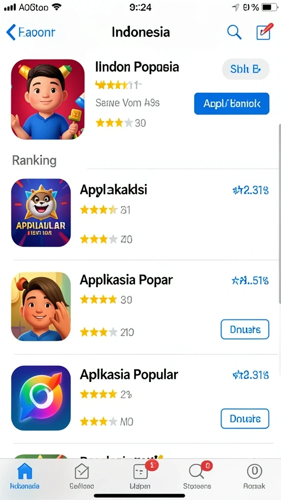 Tampilan antarmuka pengguna yang menarik dan modern.