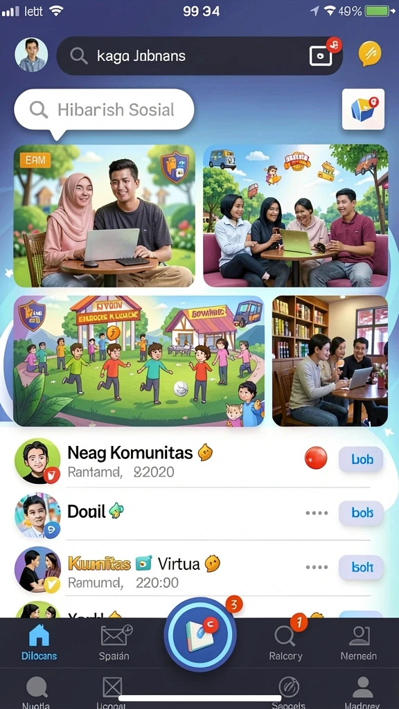 Tampilan antarmuka yang menarik dan mudah digunakan.
