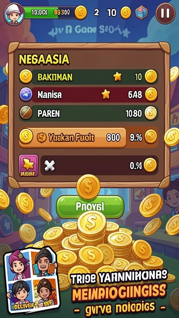 Beragam tema permainan slot yang menghibur.