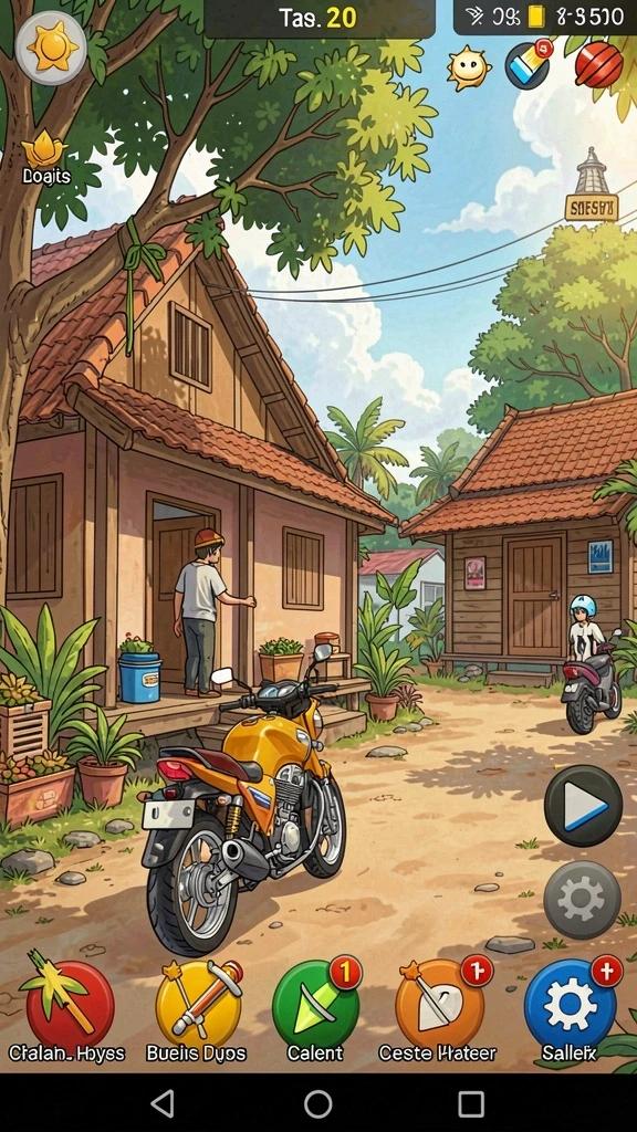 Tampilan antarmuka yang menarik dan modern.