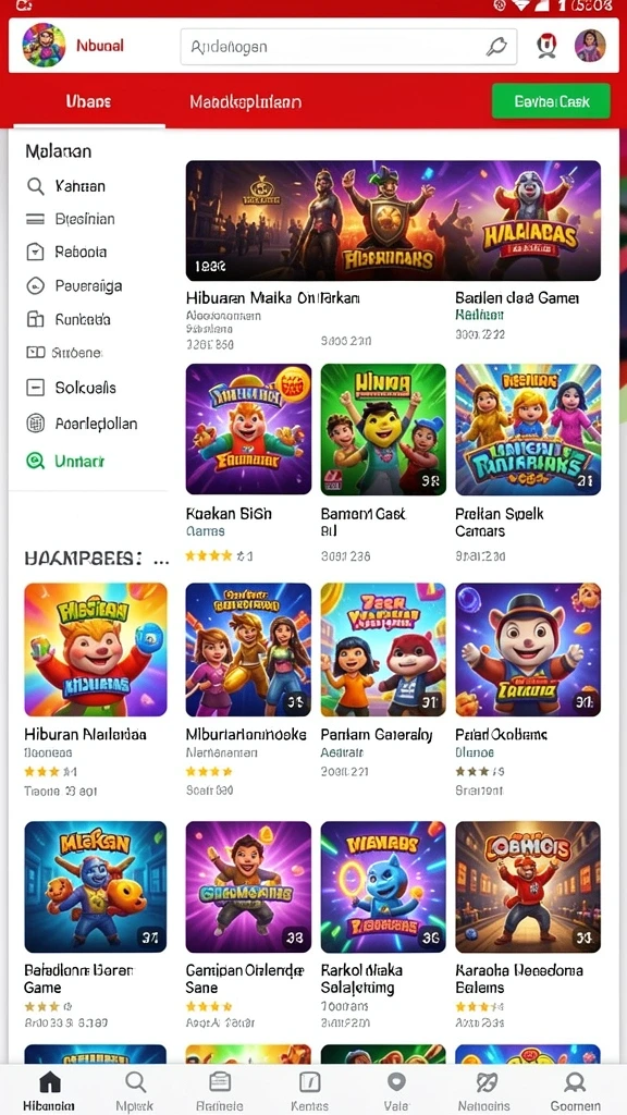 Fitur chat yang memungkinkan interaksi dengan pemain lain.