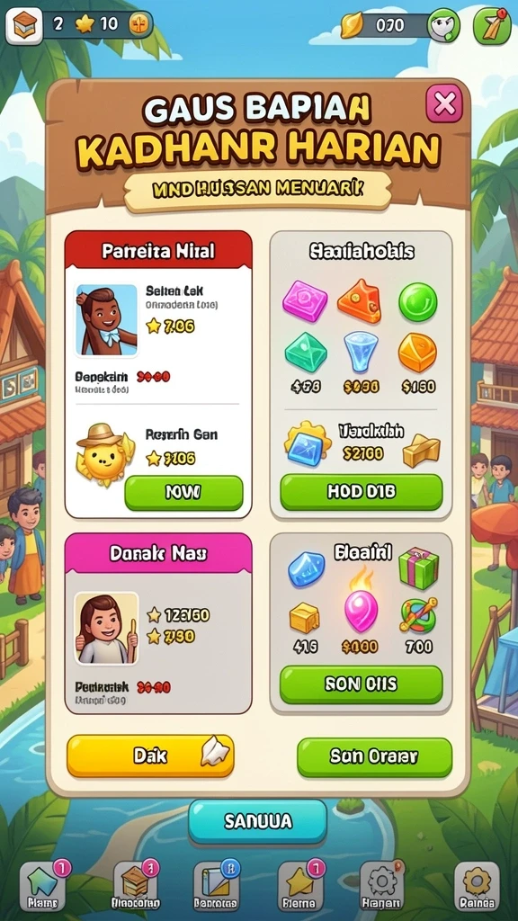 Grafis berkualitas tinggi dalam setiap level.