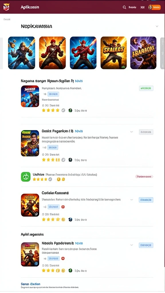 Tampilan antarmuka yang menarik dan user-friendly.