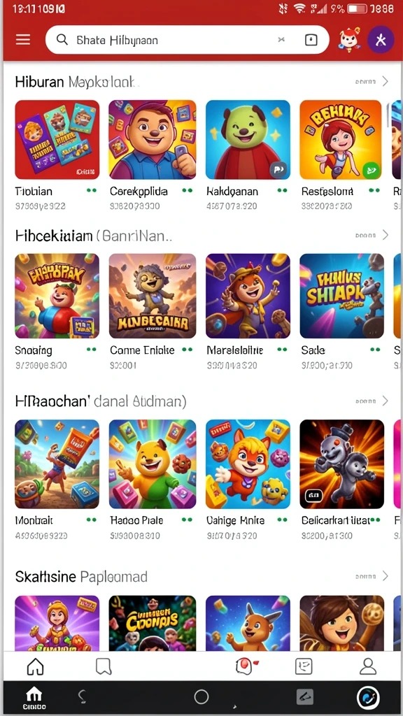 Desain karakter yang unik dan menarik untuk dipilih.