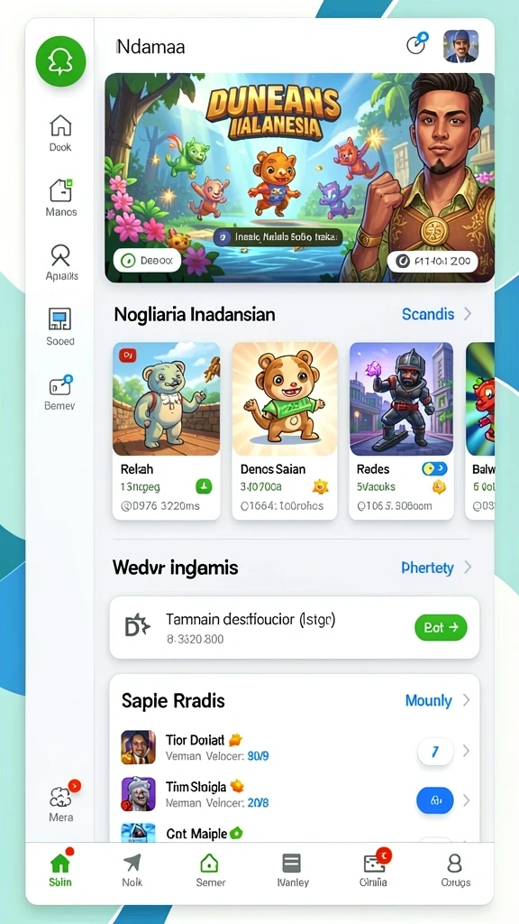 Karakter unik dengan berbagai kemampuan spesial.