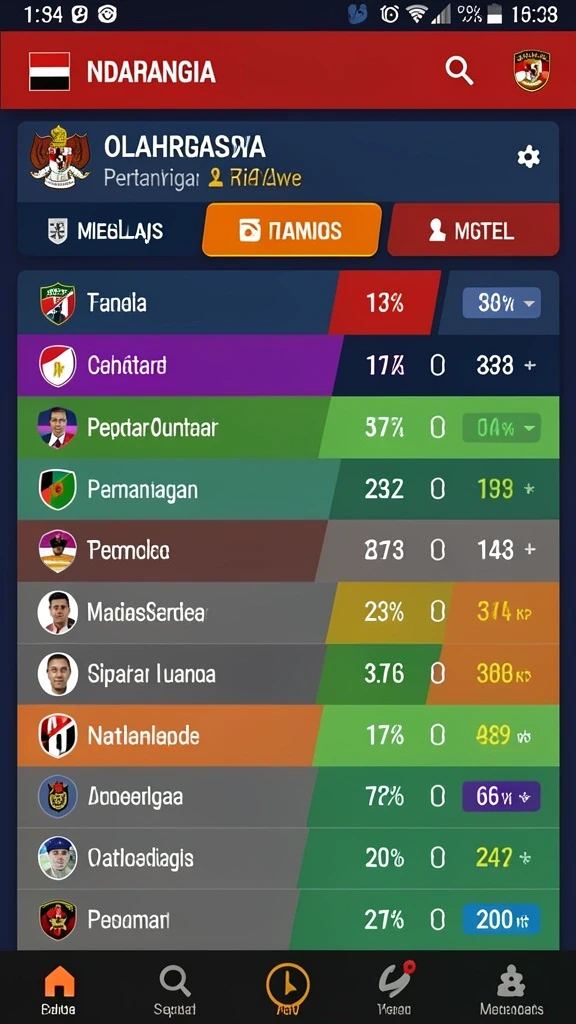 Tampilan antarmuka yang modern dan menarik.