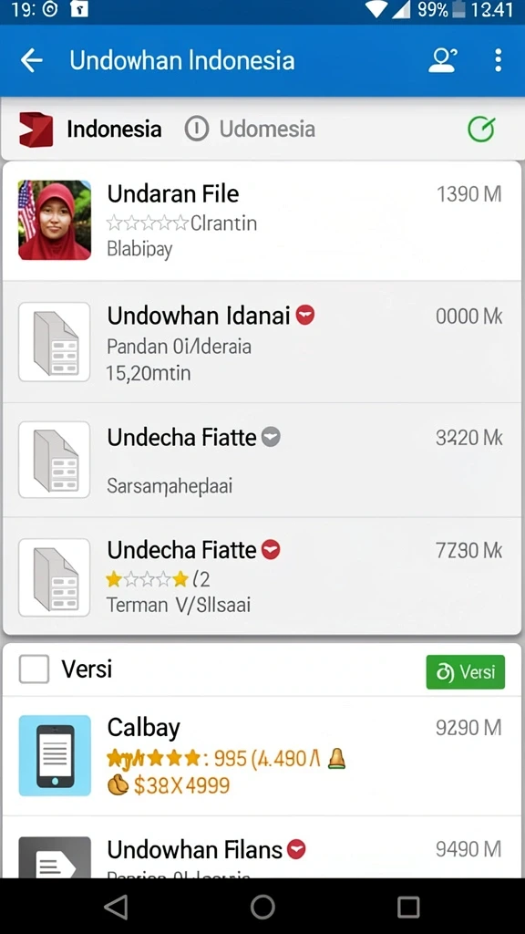 Tampilan antarmuka yang ramah pengguna.