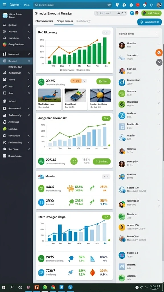 Gambaran profil pengguna dengan statistik permainan.