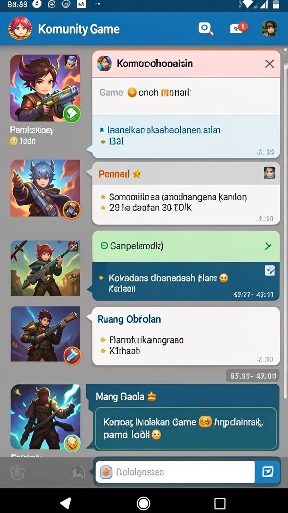 Visualisasi event spesial yang sedang berlangsung dalam game.