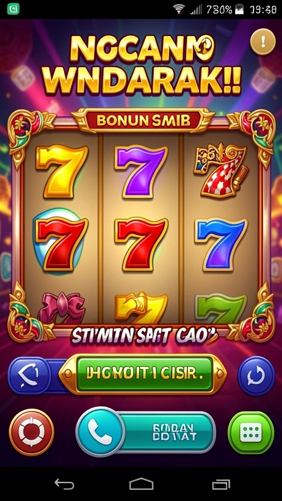 Tampilan permainan slot yang mengesankan.