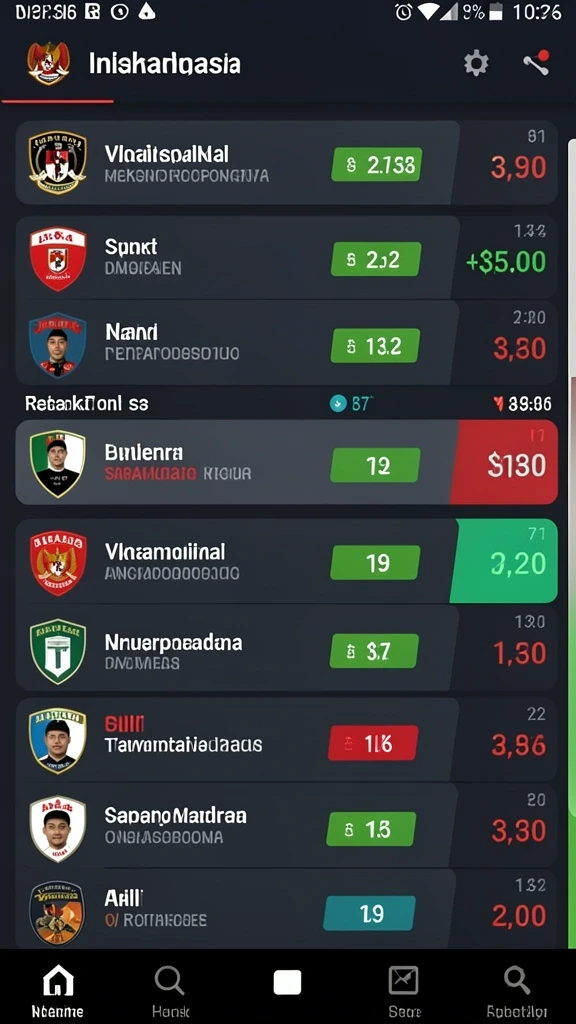 Screenshot dari level menantang dalam permainan.