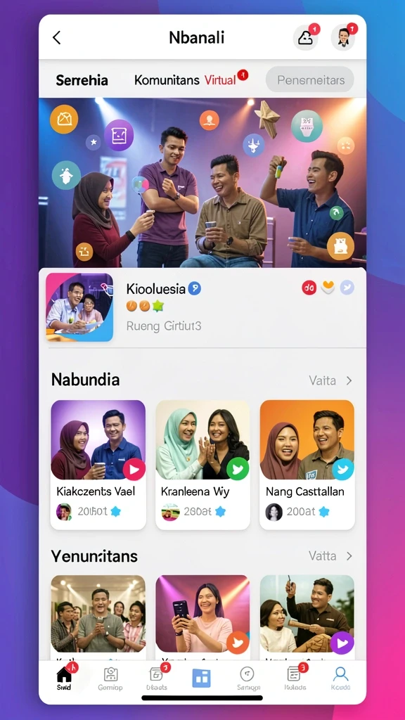 Tampilan antarmuka yang menarik dan user-friendly.