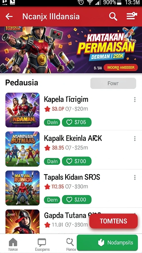 Karakter kustomisasi yang dapat disesuaikan dengan selera.