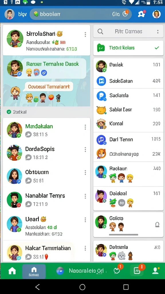 Visual grafis yang memukau dan detail.