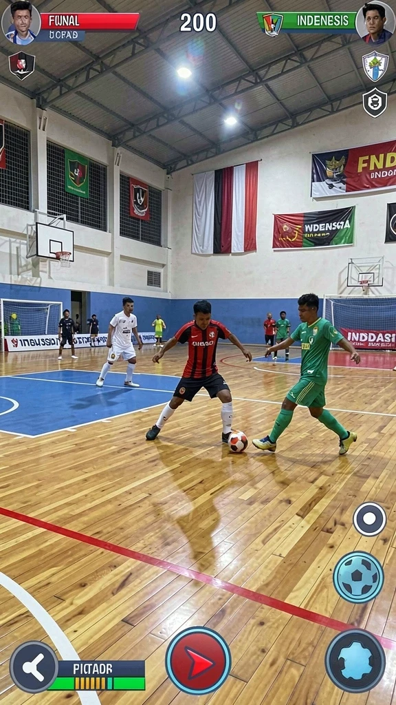 Tampilan awal game yang menarik dan interaktif.