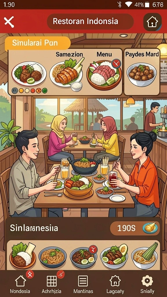 Tampilan antarmuka yang intuitif dan menarik.